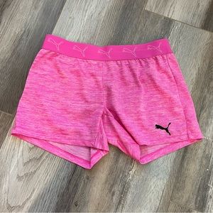 Pink Puma Athletic Shorts